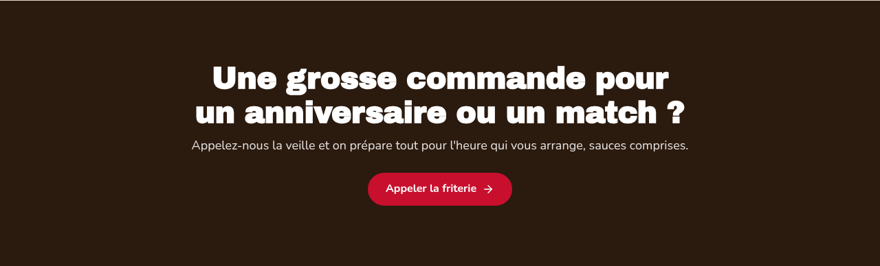 Un bandeau d'appel à l'action avec un bouton bien visible.